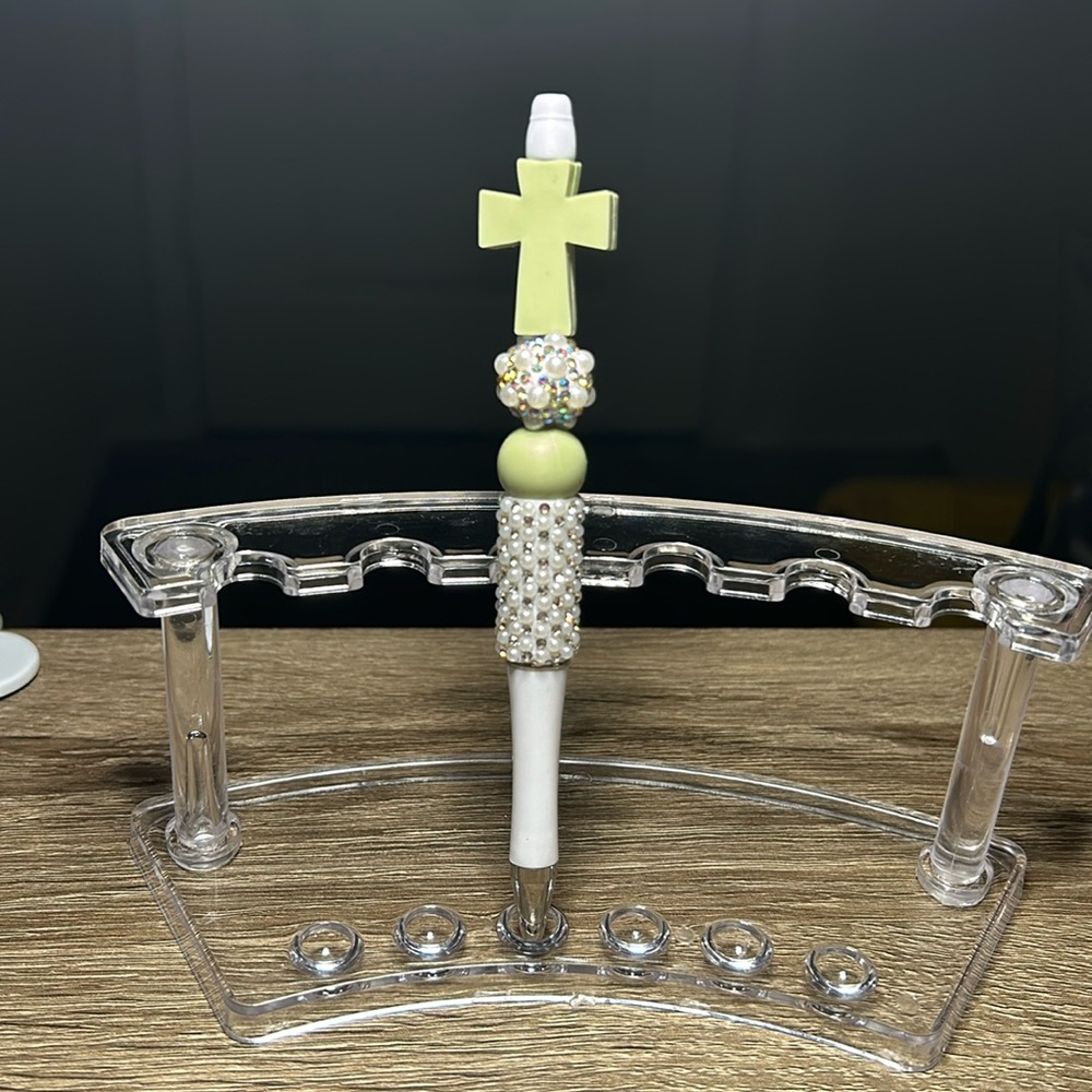 Green Cross Bling Pen 1 Of 1